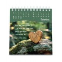 Calendrier "De tout coeur" 2026