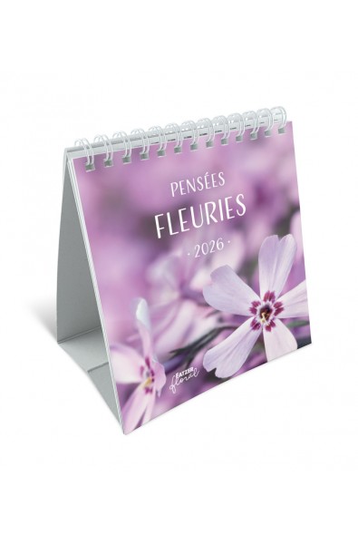 Calendrier "Pensées fleuries" 2026