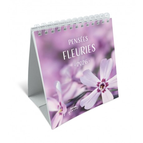 Calendrier "Pensées fleuries" 2026