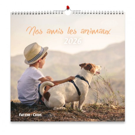 Calendrier "Nos amis les animaux" 2026