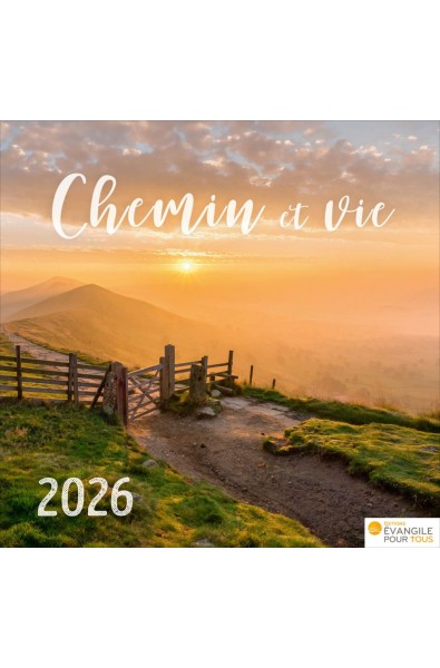 Calendrier "Chemin et vie" 2026