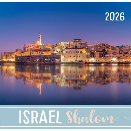 Calendrier "Israël shalom" petit format 2026