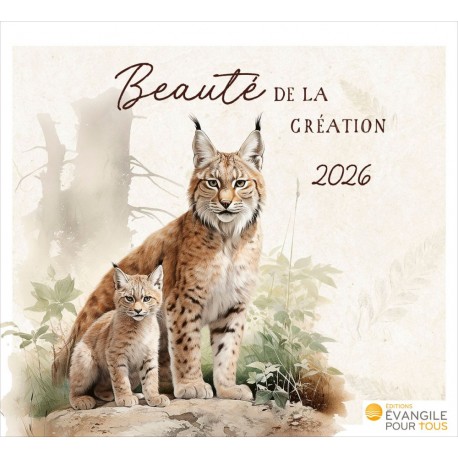 Calendrier "Beauté de la création" 2026