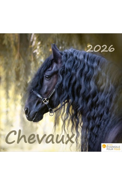 Calendrier "Chevaux" 2026
