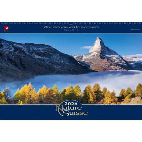 Calendrier "Nature Suisse" 2026