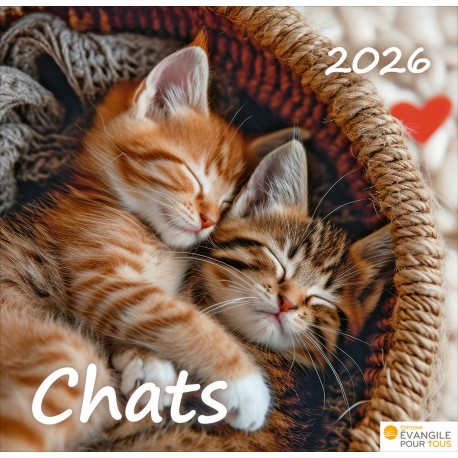 Calendrier "Les chats" 2026