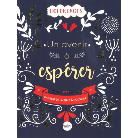 Sagesse de la Bible à colorier - Un avenir à espérer