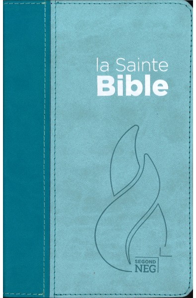 Bible NEG compacte, souple, vivella duo bleu