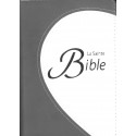 Bible Segond 1910 poche, duo gris-blanc, zip