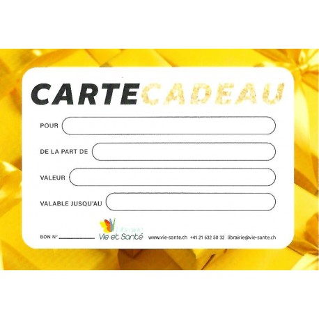 Carte cadeau