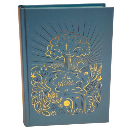 Bible NFC bleue rigide, sans deutérocanoniques