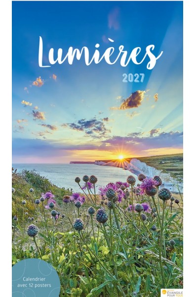 Calendrier à suspendre "Lumières" 2027