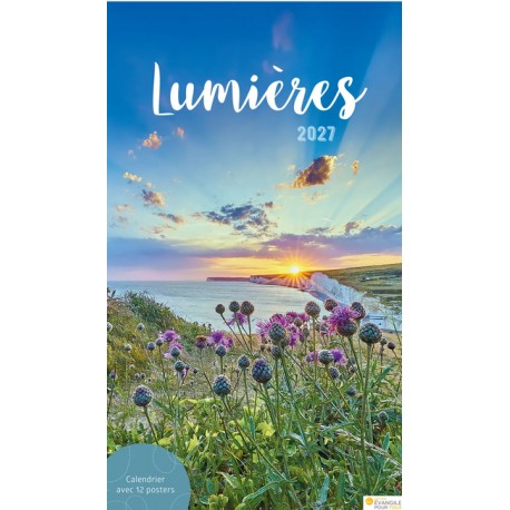 Calendrier à suspendre "Lumières" 2027