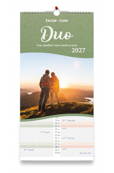 Calendrier "Duo" 2027