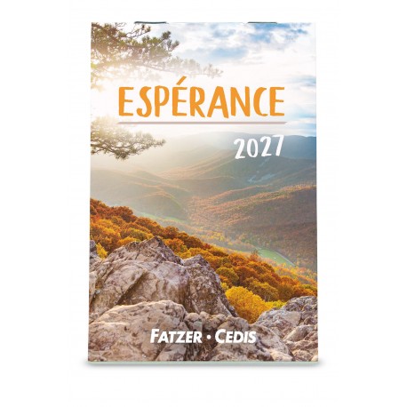 Calendrier mini "Espérance" 2027