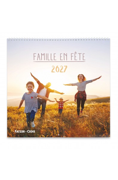 Calendrier "Famille en fête" 2027