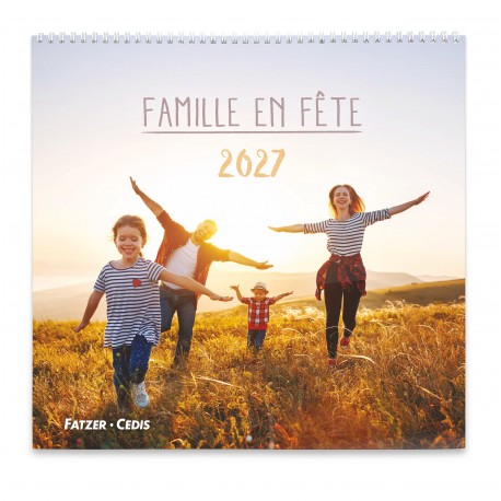 Calendrier "Famille en fête" 2027