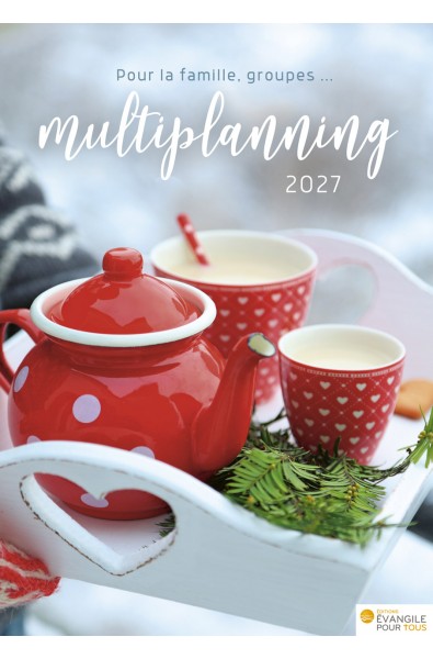 Calendrier à suspendre "Multiplanning" 2027