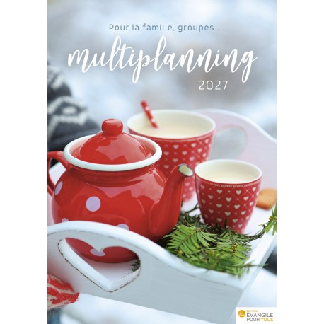 Calendrier à suspendre "Multiplanning" 2027