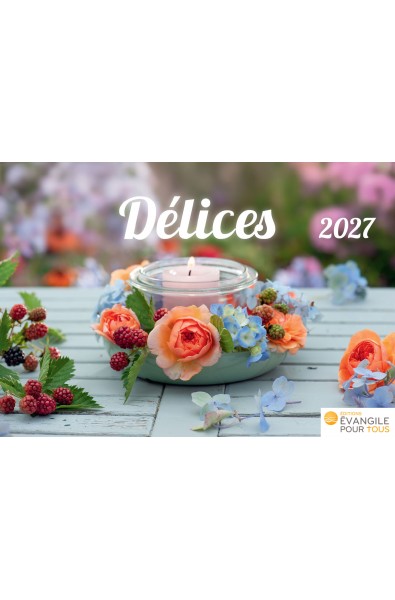 Calendrier à poser "Délices" 2027