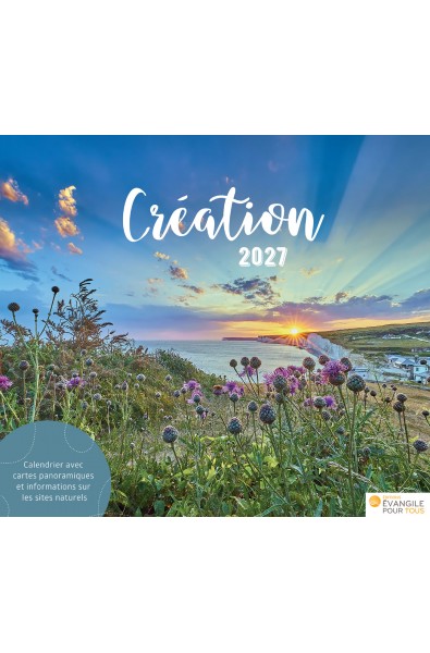 Calendrier à poser "Création" 2027