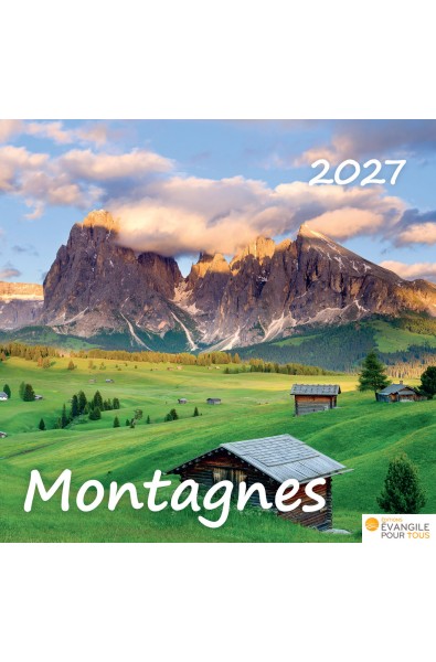 Calendrier "Montagnes" 2027 Mural