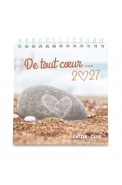 Calendrier "De tout coeur" 2027