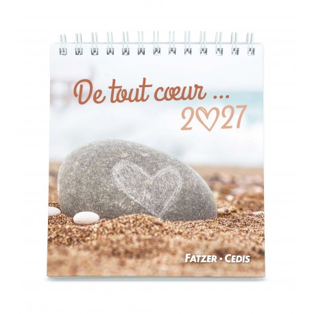 Calendrier "De tout coeur" 2027