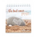Calendrier "De tout coeur" 2027