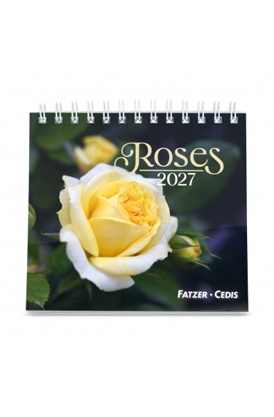 Calendrier "Roses"  2027 (pt format)
