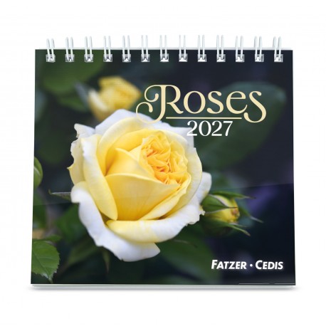 Calendrier "Roses"  2027 (pt format)