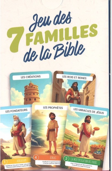 Jeu des 7 familles de la Bible