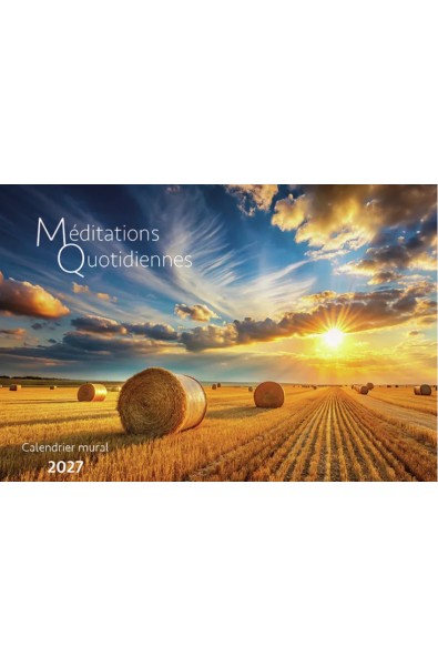 Calendrier "Méditations quotidiennes" 2027-bloc