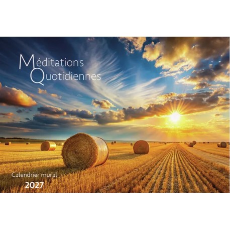 Calendrier "Méditations quotidiennes" 2027-bloc