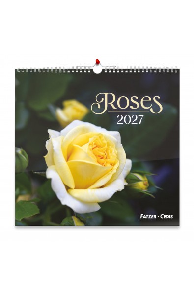 Calendrier "Roses"  2027 (gd format)