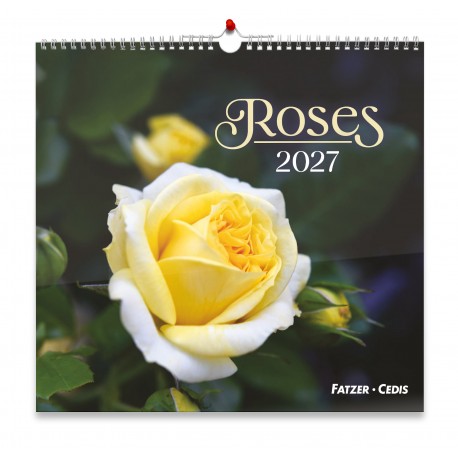 Calendrier "Roses"  2027 (gd format)