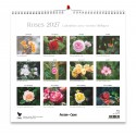 Calendrier "Roses"  2027 (gd format)