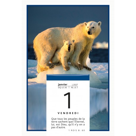 Calendrier mural "Parole pour aujourd'hui" 2027
