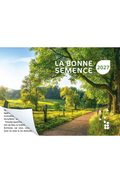 Calendrier grand format "La bonne semence" 2027