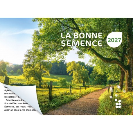 Calendrier grand format "La bonne semence" 2027