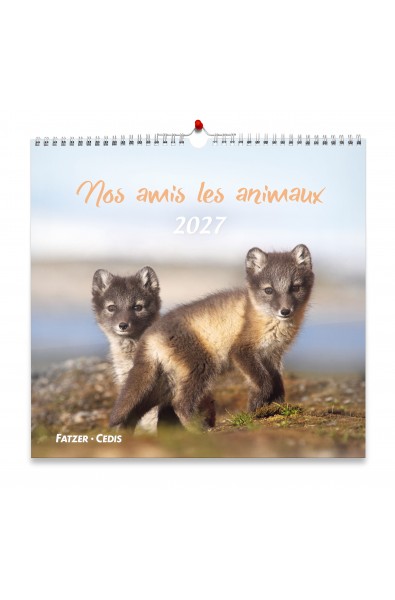 Calendrier "Nos amis les animaux" 2027