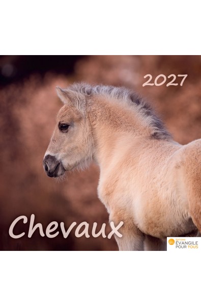 Calendrier "Chevaux" 2027