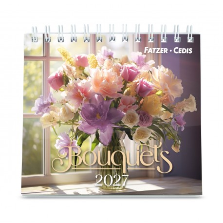 Calendrier petit format "Bouquets" 2027