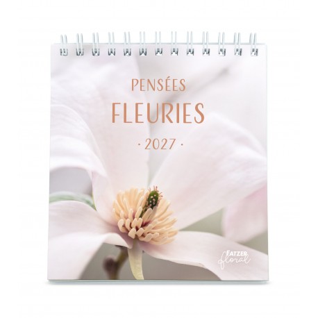 Calendrier Pensées fleuries 2027
