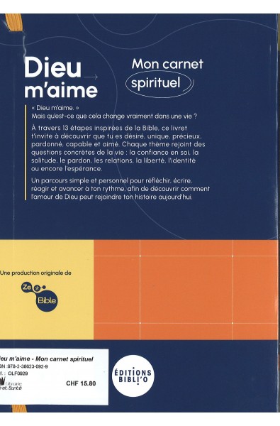 Dieu m'aime - Mon carnet spirituel