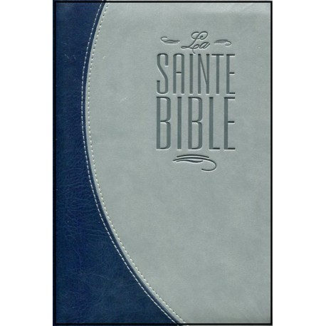 Bible Segond 21, Duo Bleu-Gris, tr. argent