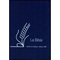 Bible du Semeur 2015, bleu rigide, renfort lin