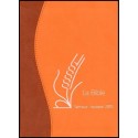 Bible du Semeur 2015, marron/orange, souple