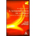 L'interprétation de la Bible