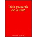 Table pastorale de la Bible